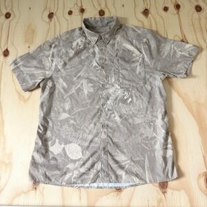 Under Armour Men's Size 2XL Dockside SS Novelty Shirt Tan UPF 30 Beige